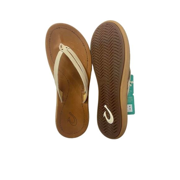 OluKai Shoes - NWB! OLUKAI Kapehe Luana Women's Beach Sandal Tapa/Sahara, 7
